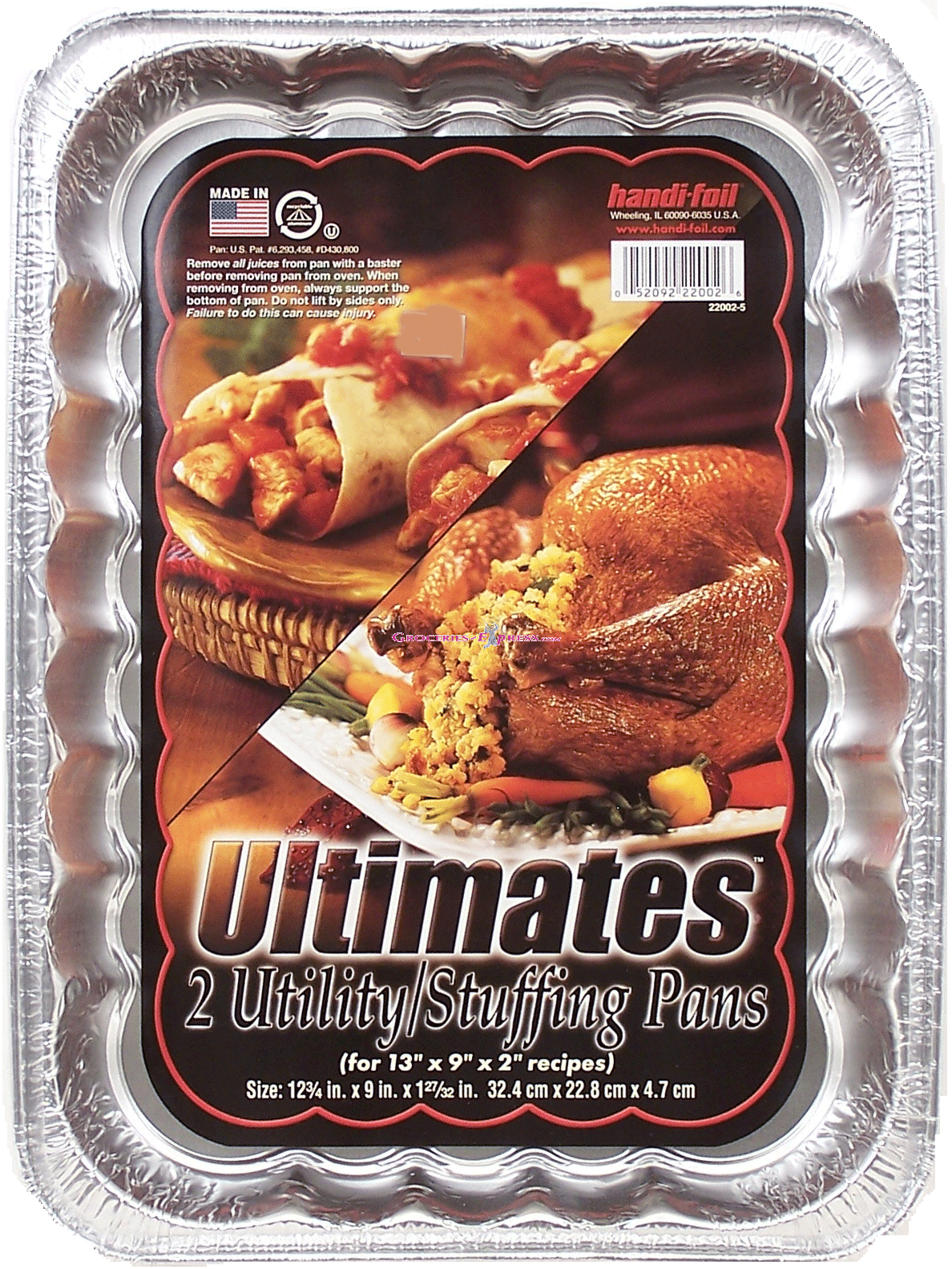 Handi-foil Ultimates utility stuffing pans, 13 x 9 x 2-inch Full-Size Picture
